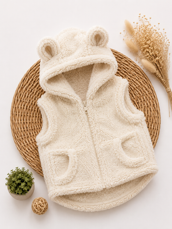 Producto - CHALECO TEDDY NATURAL