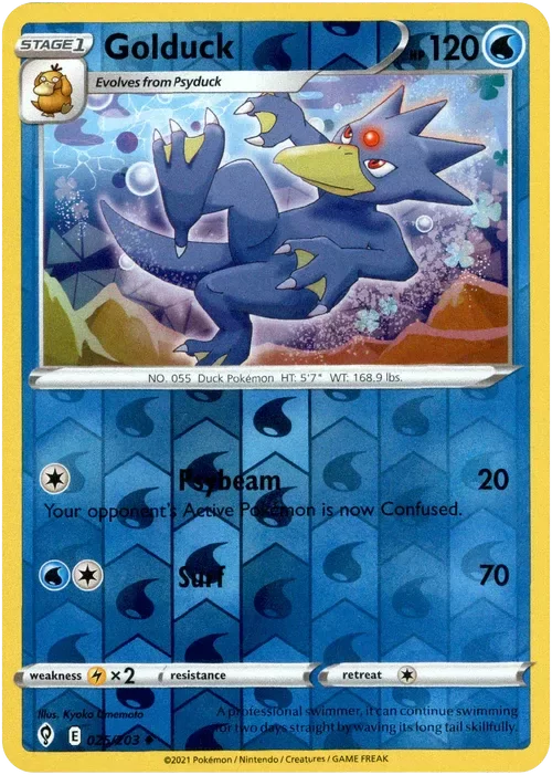 Producto - Golduck - 025/203 - Evolving Skies - Reverse Holo