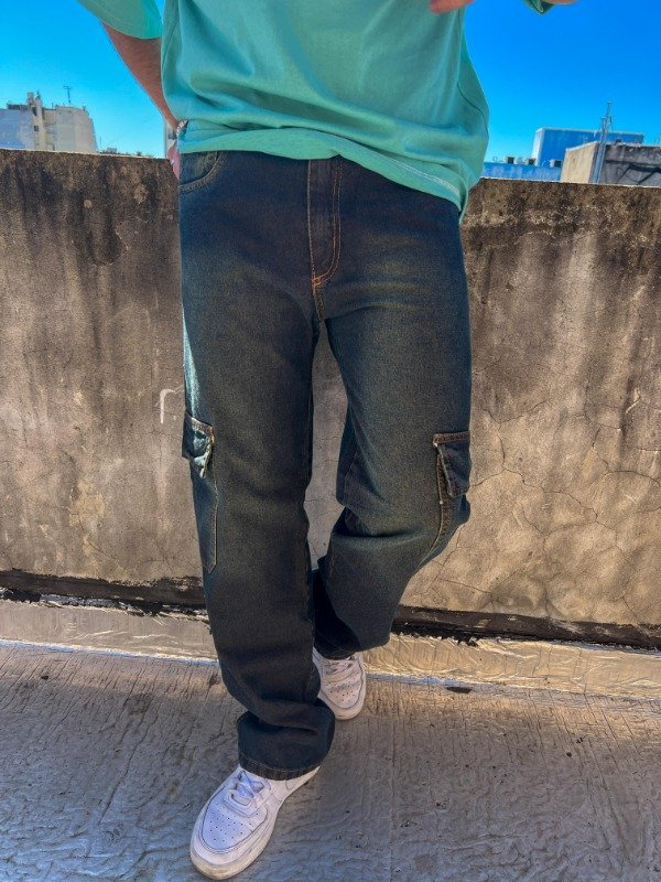Producto - Jean cargo oxido