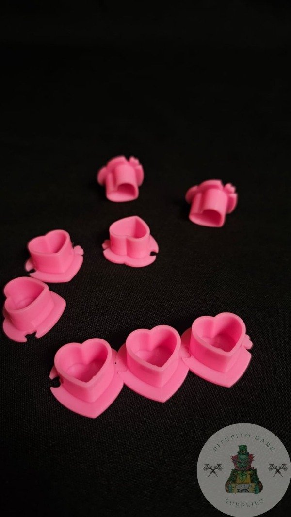 Producto - Caps Corazón Rosas x50 unidades