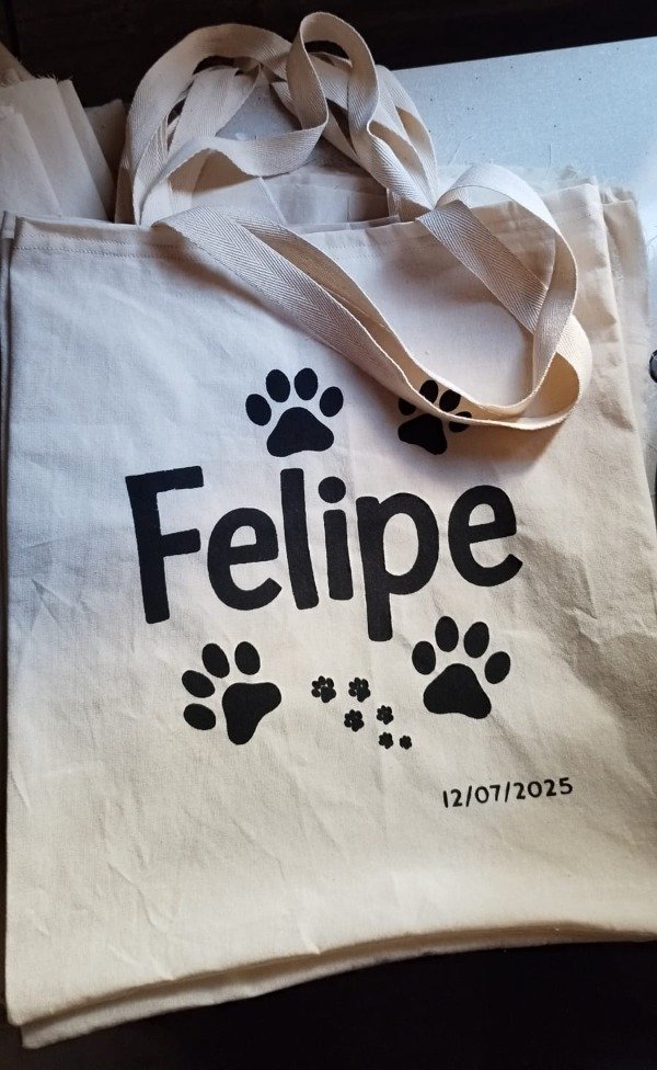 Producto - Totebags 100 unidades 30x40 estampado a una cara y un color