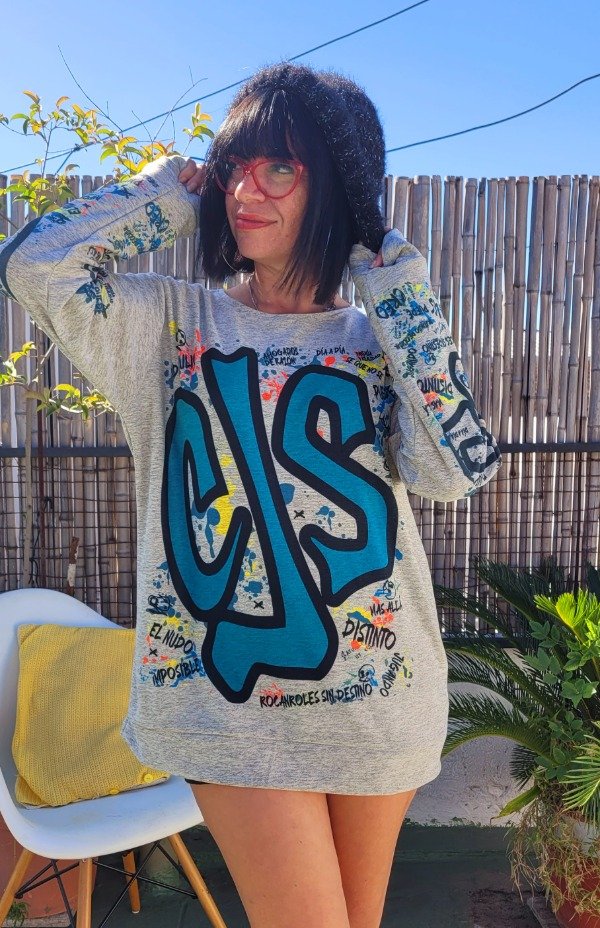 Producto - BUZO LARGO UNISEX Cjs Callejeros va a tocar