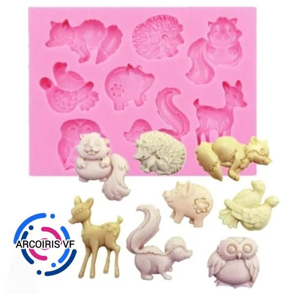 Producto - Molde animalitos del bosque