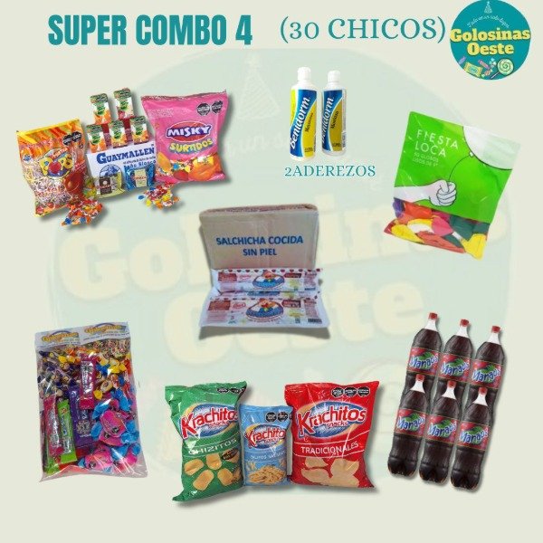 Producto - Super combo 4 (30 Chicos)