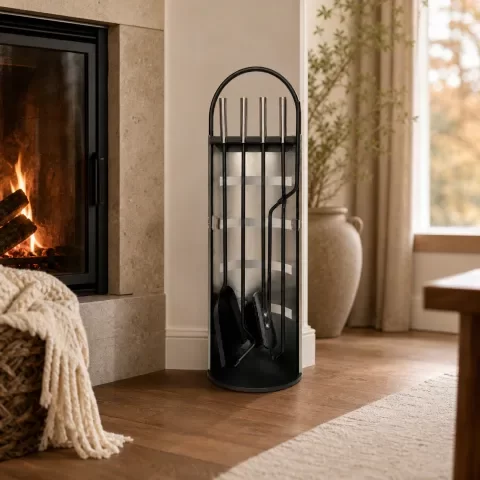 Producto - Set de Herramientas para Chimenea con Soporte