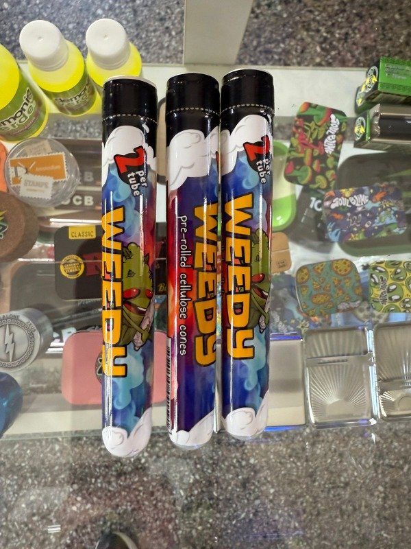 Producto - CONO WEEDY - CELULOSA TRANSPARENTE TUBO X2