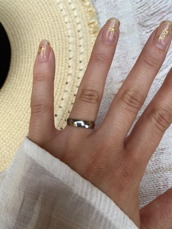 Producto - Anillo alianza cinta media A.Q