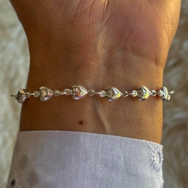 Producto - Pulsera corazones (cod.687)