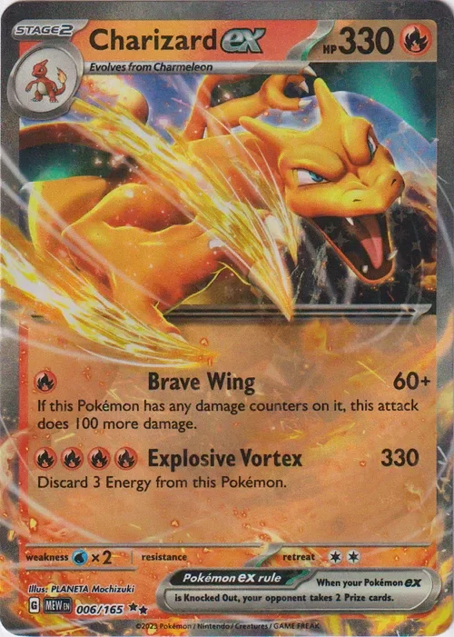 Producto - Charizard ex - 006/165 - Scarlet and Violet 151 - Holo