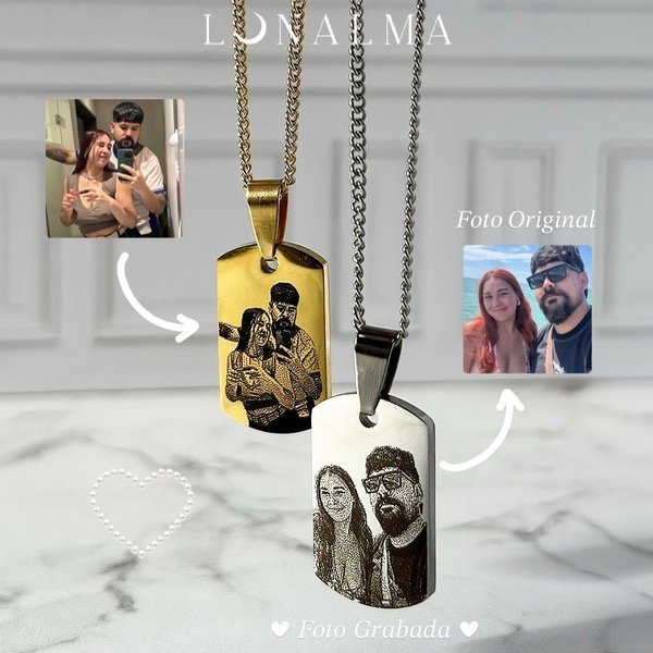 Producto - Collar: Chapita con Foto