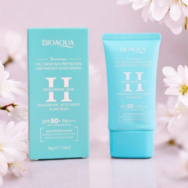 Producto - Protector solar  acido hialuronico Bioaqua SPF50+++