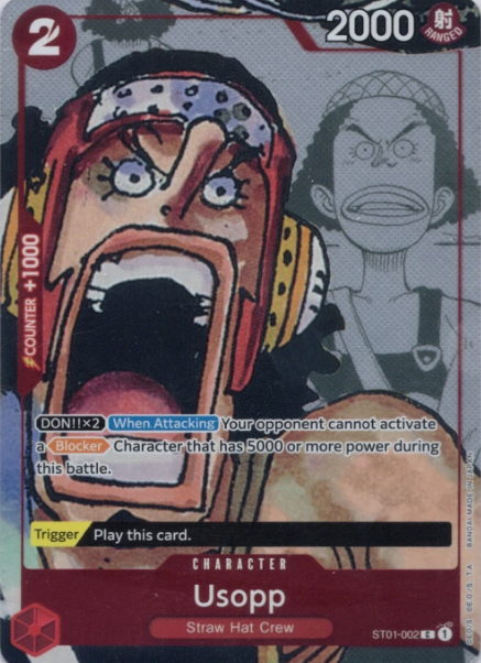Producto - Usopp [Alternate Art] ST01-002  25th Anniversary Promo