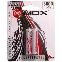 Producto - Generica Mox AAA Recargable 3600 mAh - 2 Unidades