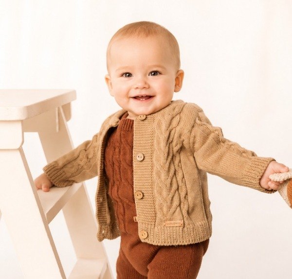 Producto - CAMPERA LANA TOSTADO