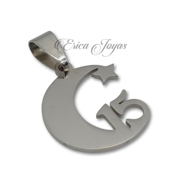 Producto - Dije plano Luna 15 años (LJDP0001)