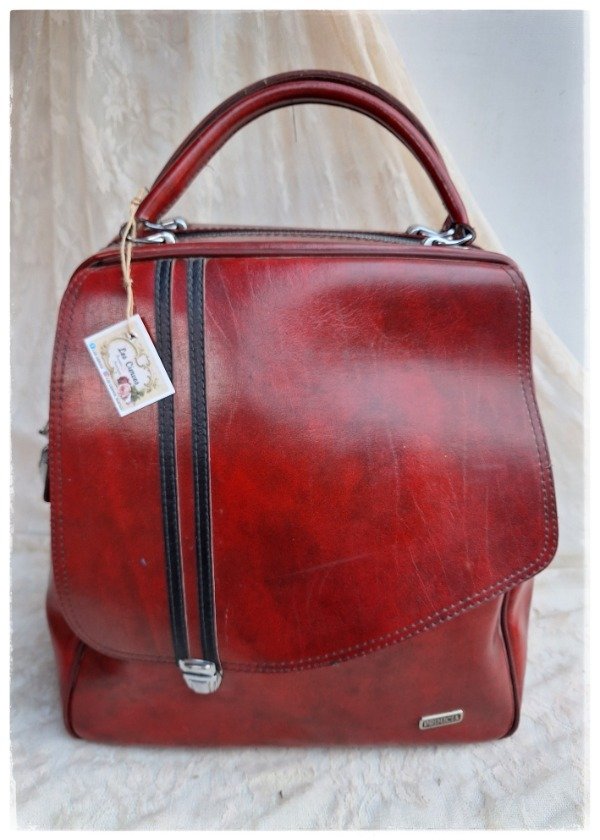 Producto - Bolso de Viaje Primicia,  color Vino Años 70'