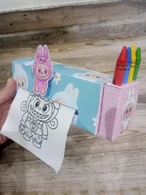 Producto - Cajita viral para pintar con porta lápices