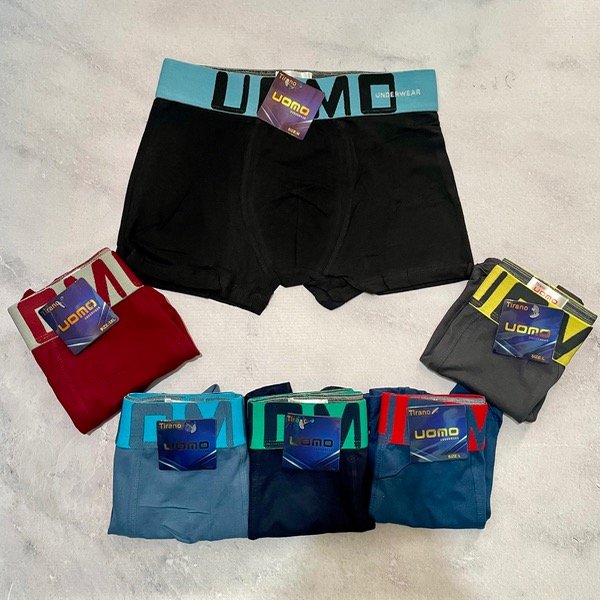 Producto - Pack x6 boxer uomo liso