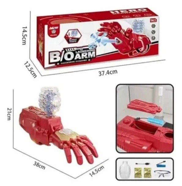 Producto - PUÑO DE  HIDROGEL IROMAN PILA R/CARG 38X15CM