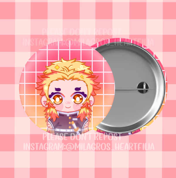 Producto - Pin - Rengoku