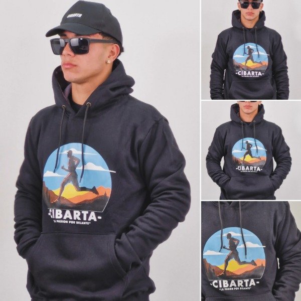 Producto - Canguro Cibarta CORREDOR Frisado Negro