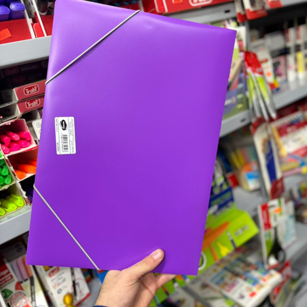 Producto - Carpeta 3 SOLAPAS CON ELASTICO A4 Colores pasteles - 1