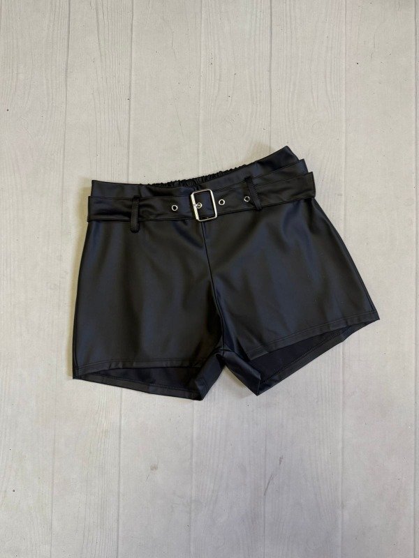 Producto - [4977] Short c/cinto ojalillos c/cintura elastica cuerina