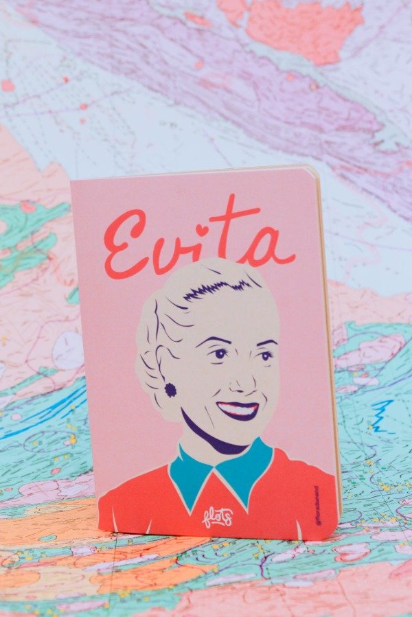 Producto - Libreta A6 Evita - Flots