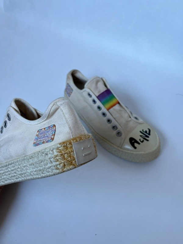 Producto - Acne Studios Graffiti Slip On Canvas - 4