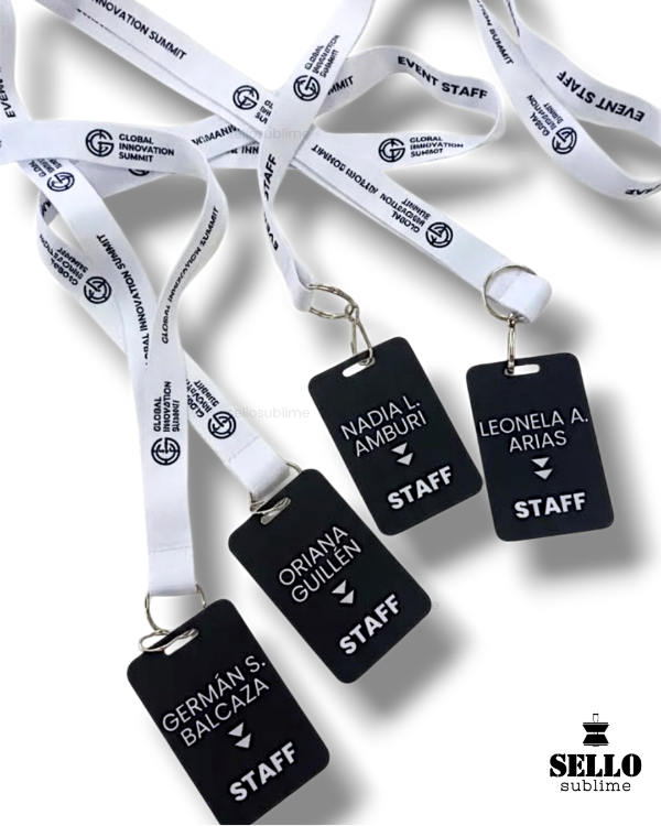 Producto - CINTA LANYARD COLGANTE MAS CREDENCIAL X20UNIDADES