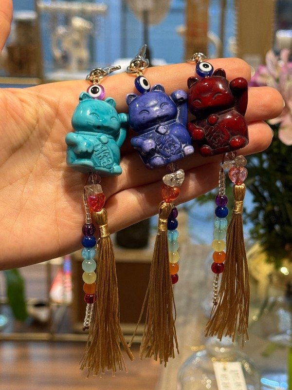 Producto - Llavero Gatito cuarzo