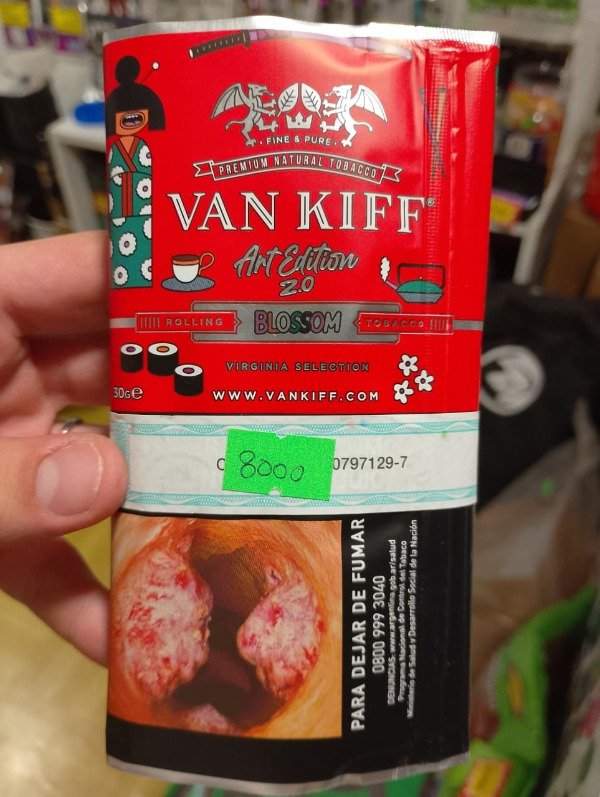 Producto - TABACO "BLOSSOM" (CHERRY) VAN KIFF - 30g