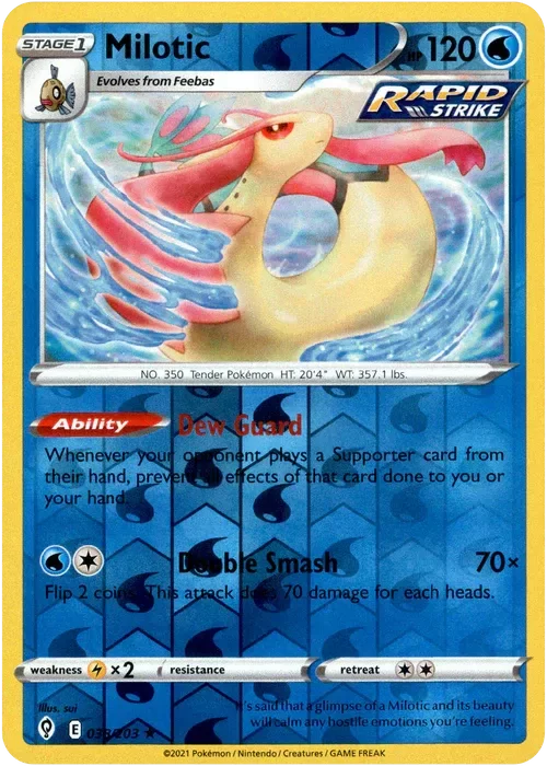 Producto - Milotic - 038/203 - Evolving Skies - Reverse Holo