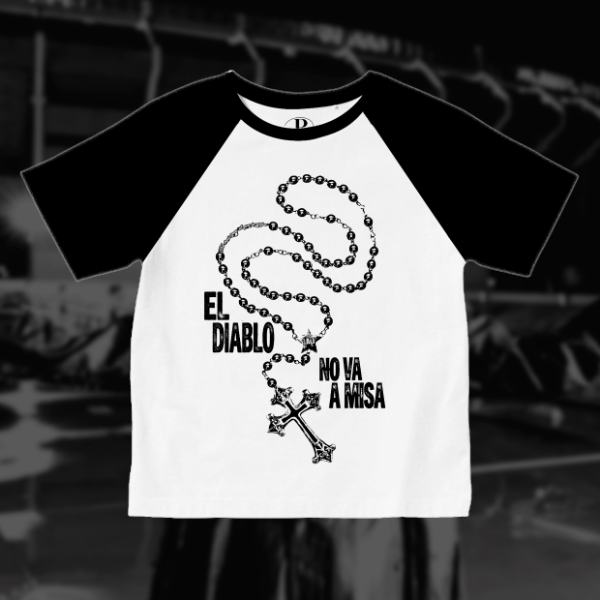 Producto - Baby tee combinada misa