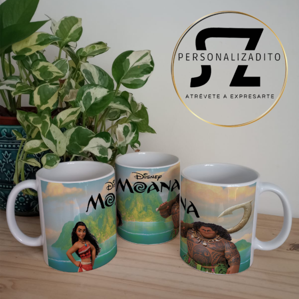 Producto - Taza personalizada Moana - Princesas de Disney