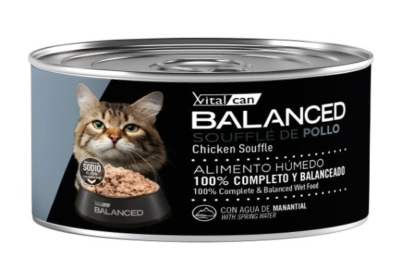 Producto - LATA VITAL CAT BALANCED SENIOR POLLO X 85GR