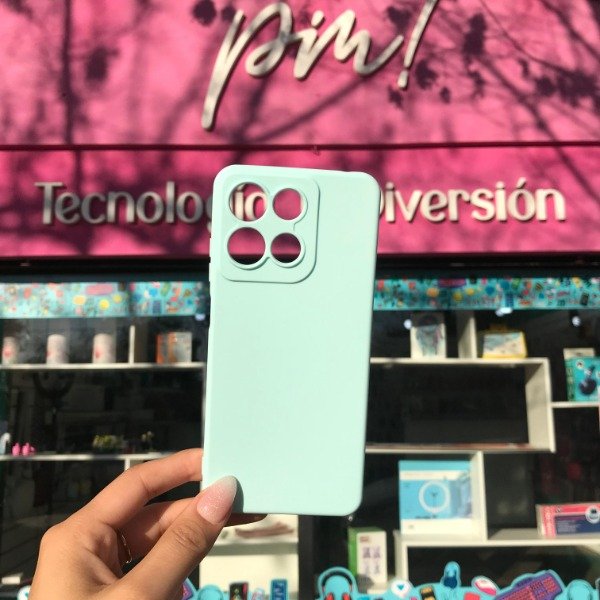 Producto - Motorola G15 Funda Silicona Color Celeste