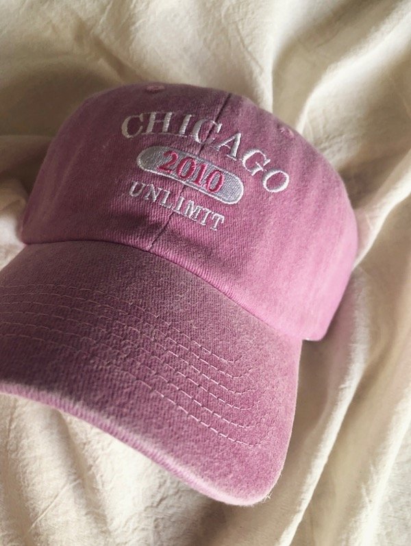 Producto - Gorra pink bordada chicago