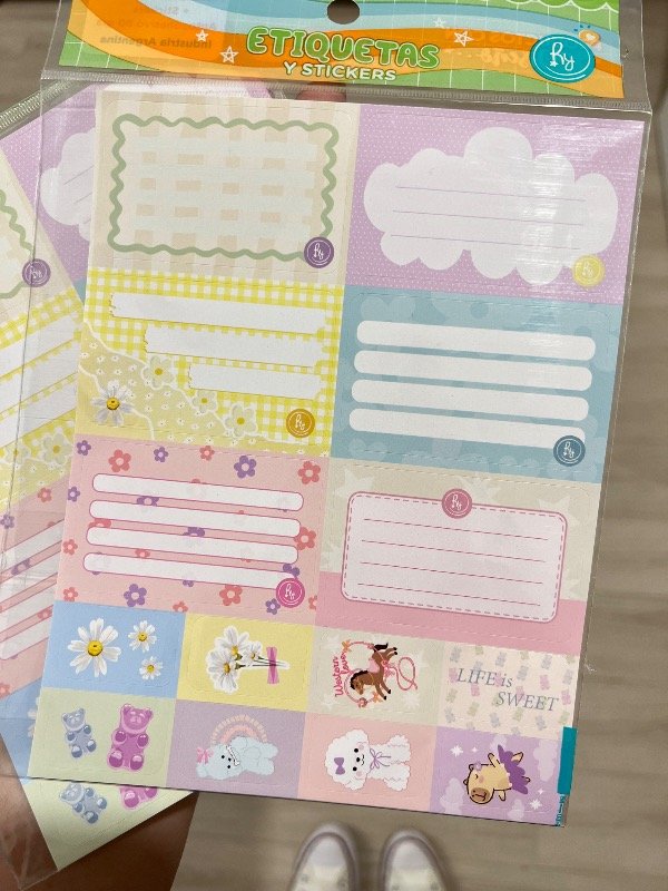 Producto - Etiquetas pasteles - 0