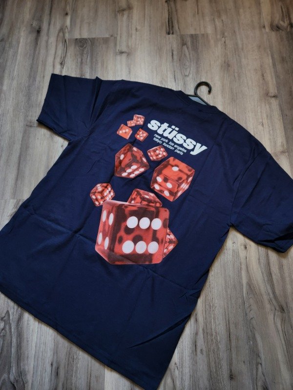 Producto - Stussy ROLLERS TEE NAVY