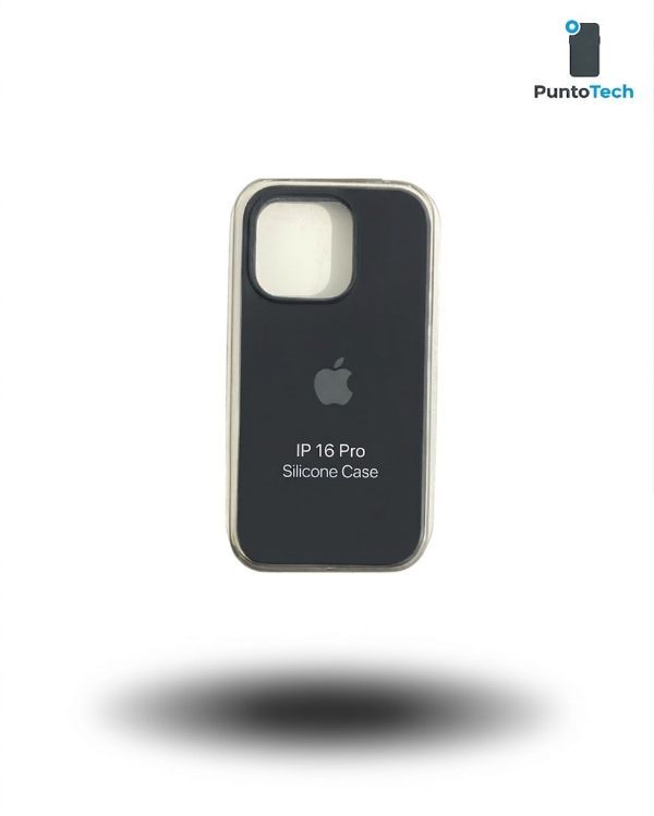 Producto - Silicon case iPhone 16 Pro Negro