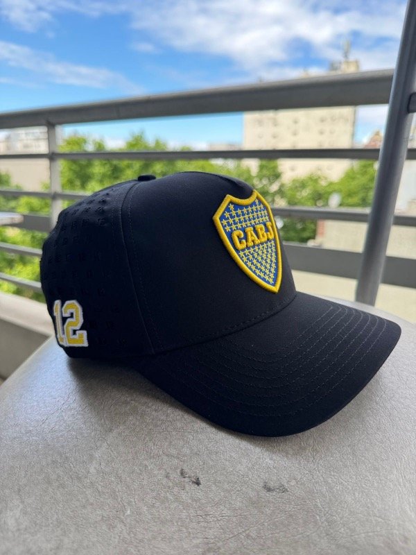 Producto - Gorra Boca Importada Jugador 12 Negra
