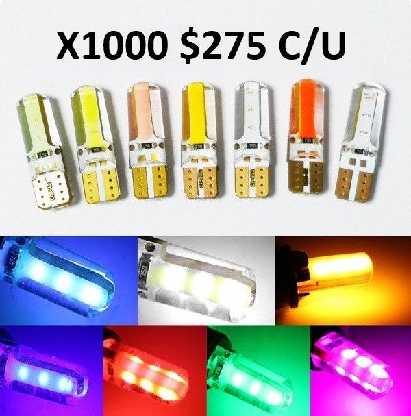 Producto - PROMOCION DE T10 SILICONADO LED COB A 275 PESOS C/U X 1000 UNIDADES