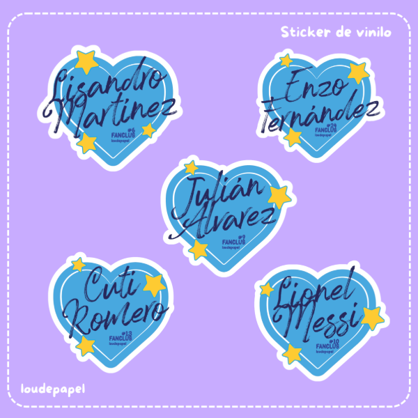 Producto - Scaloneta FanCLub - Stickes de Vinilo