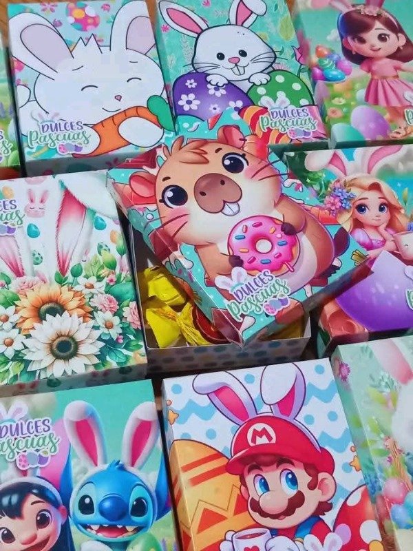 Producto - Cajitas pack x 5 und pascuas