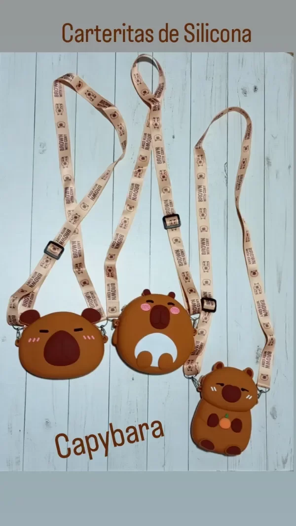 Producto - CARTERITA DE SILICONA CAPYBARA