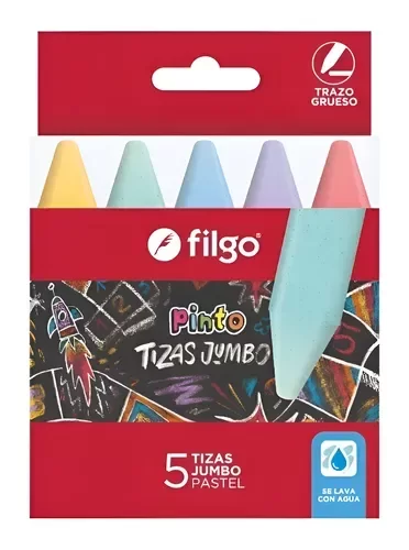 Producto - FILGO TIZAS JUMBO COLOR