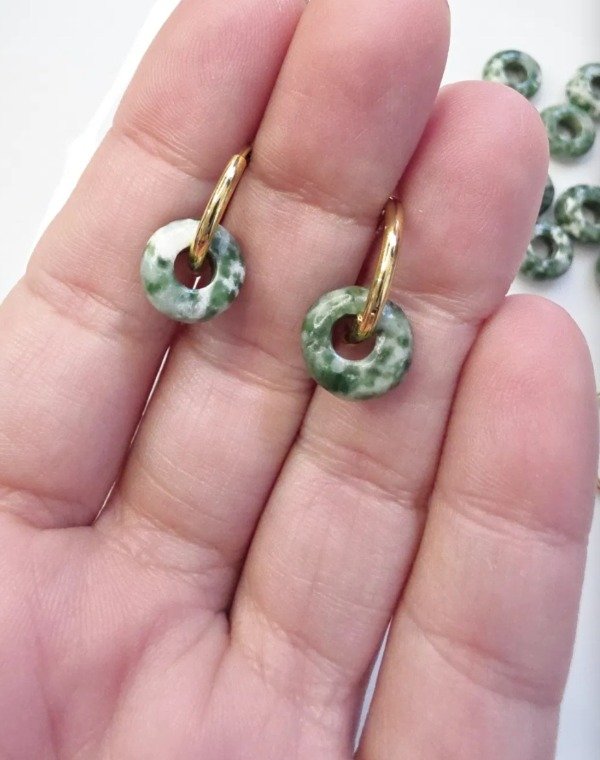 Producto - Argollas Jaspe Verde