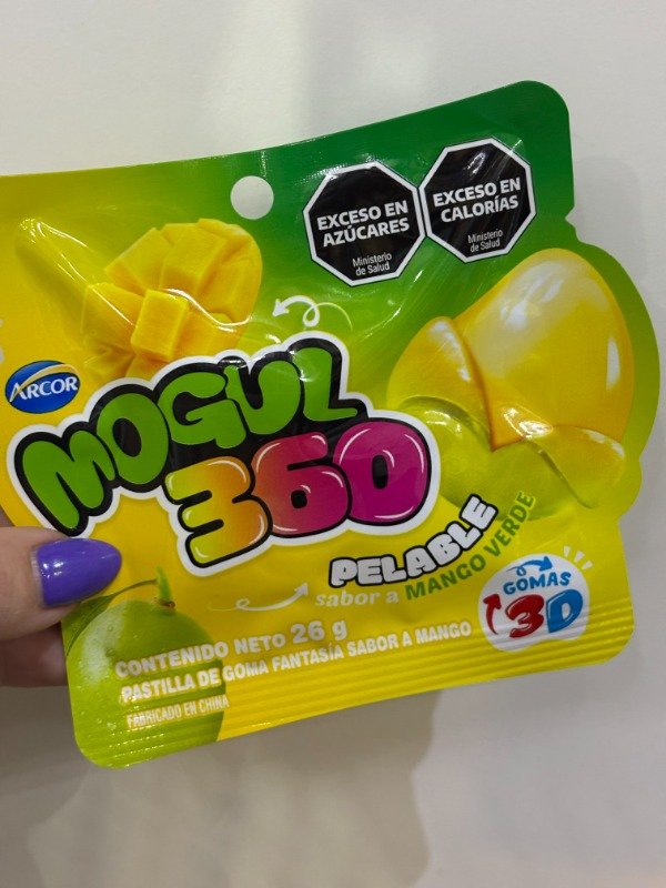 Producto - Gomitas Mogul 360 Pelable Sabor Mango 26gr