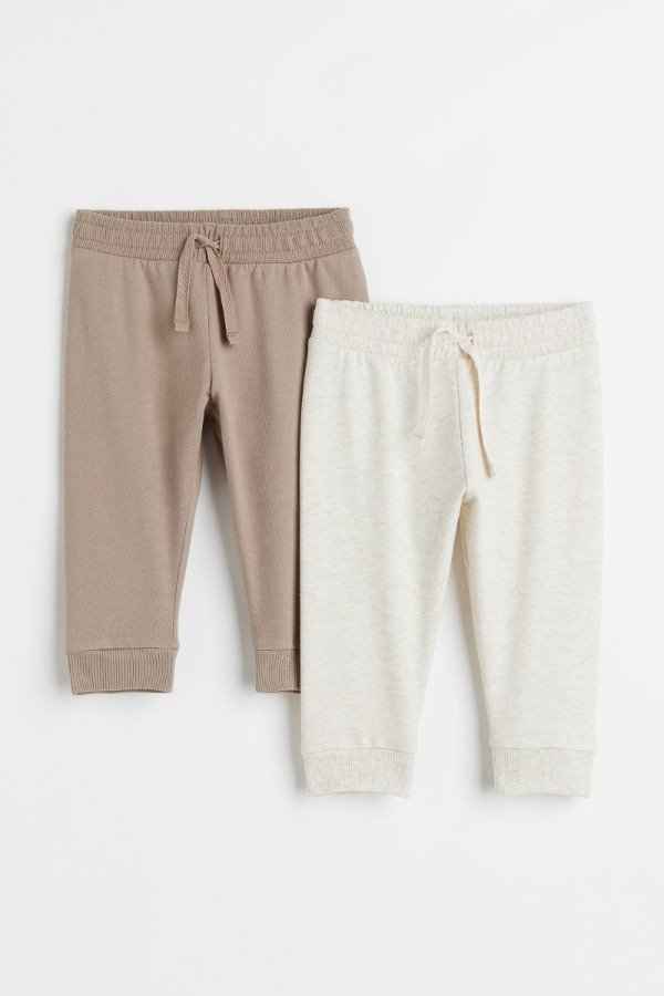 Producto - Pack x 2 joggins HyM marrón y natural